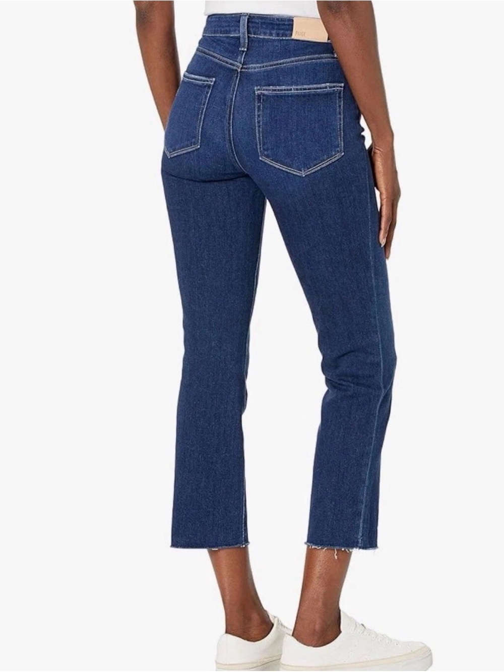 paige Cindy crop high rise straight crop vintage Supremely Soft Stretch Size 25 - Picture 7 of 7